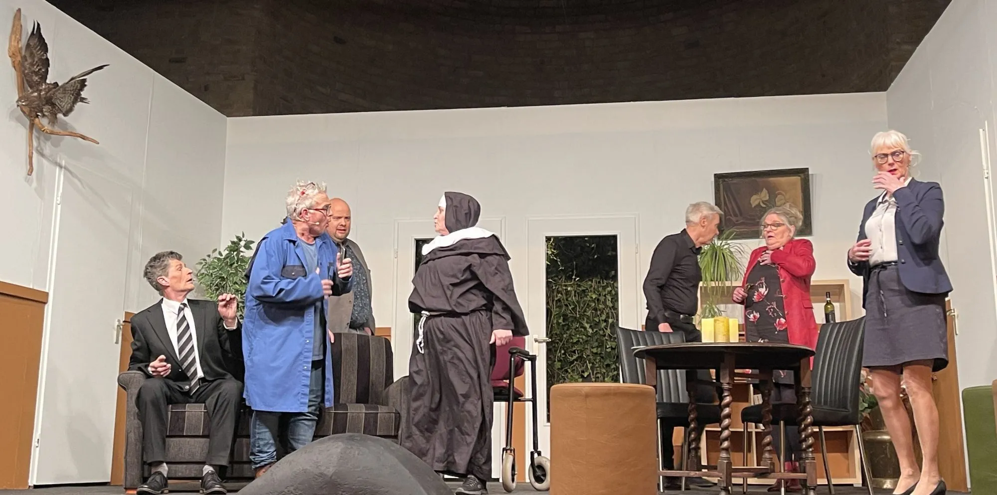 Parochietoneel speelt in kerk over het hiernamaals